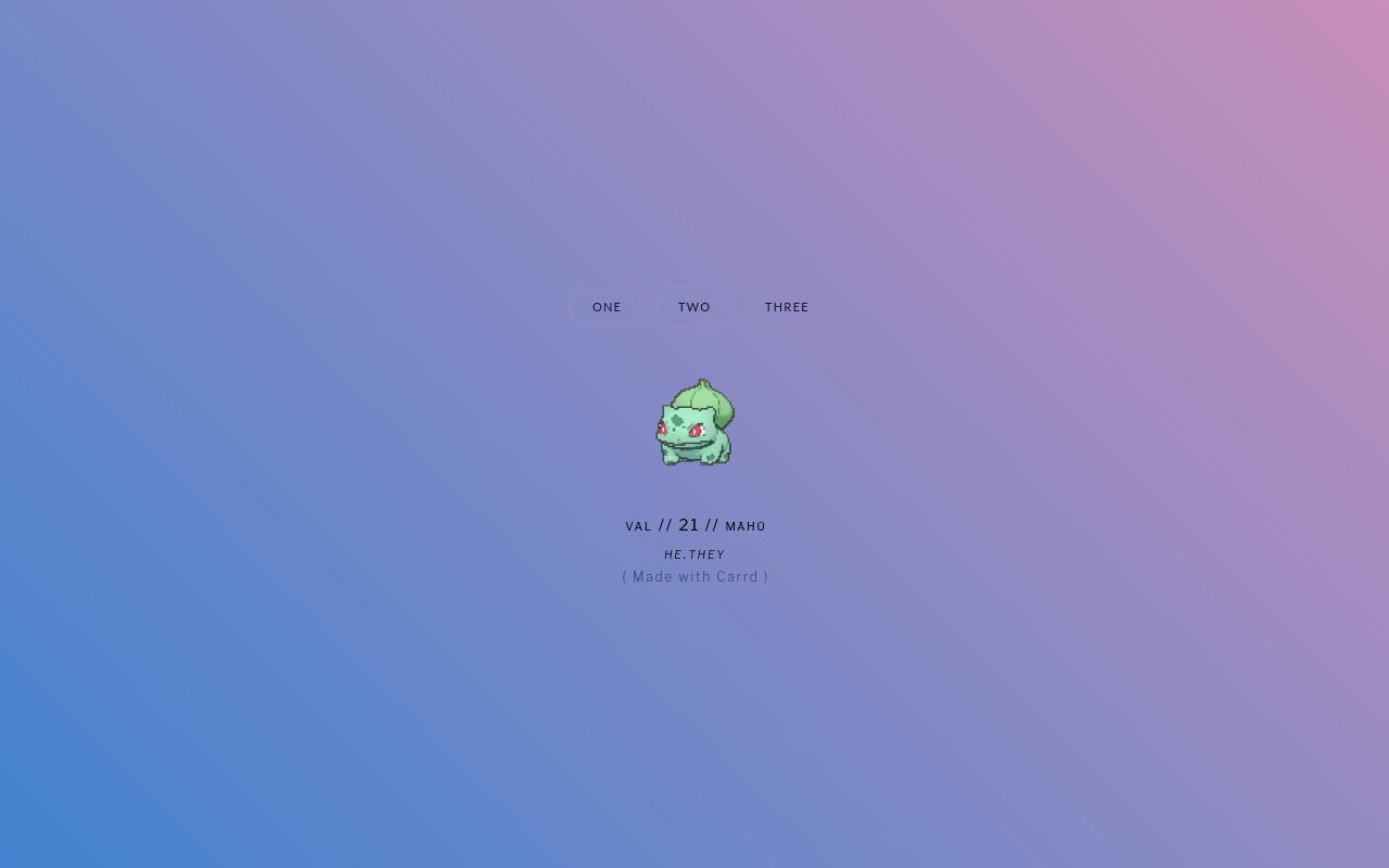 Carrd profile picture for @bohemian